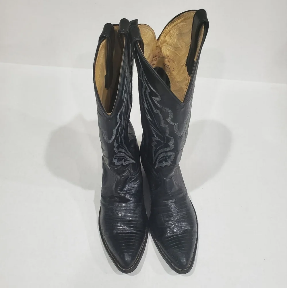 JUSTIN Style 8311 Boots Vintage Leather Cowboy Boots Men\'s 8 D s-l400.jpg main image 3